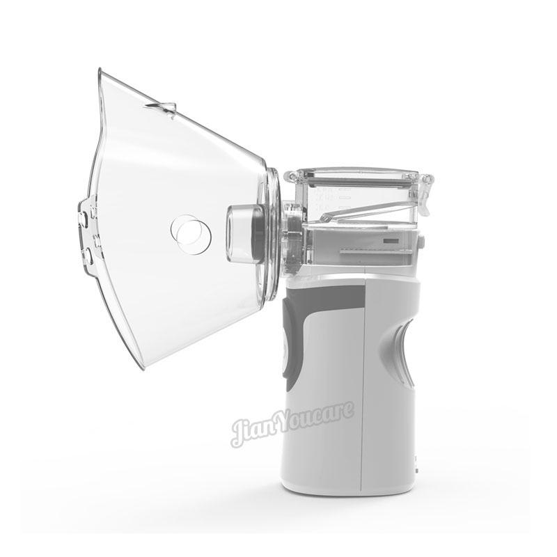 Mini Cầm Tay Di Động Hít Máy Xông Khí Dung Lưới Atomizer Im Lặng Inalador Usb Autoclean Nebulizador Trưởng Thành Automizer Đế Hít Dành Cho Trẻ Em