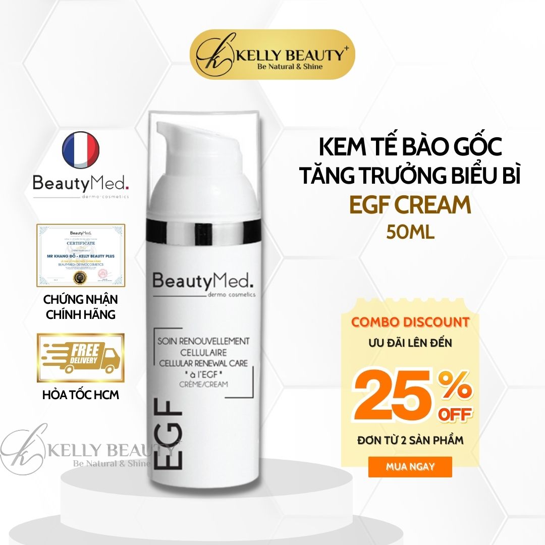 Kem Tế Bào Gốc Tăng Trưởng Biểu Bì BeautyMed EGF Cream | Kelly Beauty