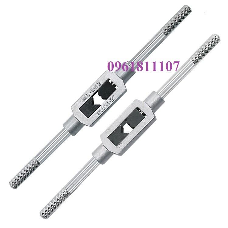 Bộ 7 mũi taro + Tay quay taro M3 - M12 dài 195mm