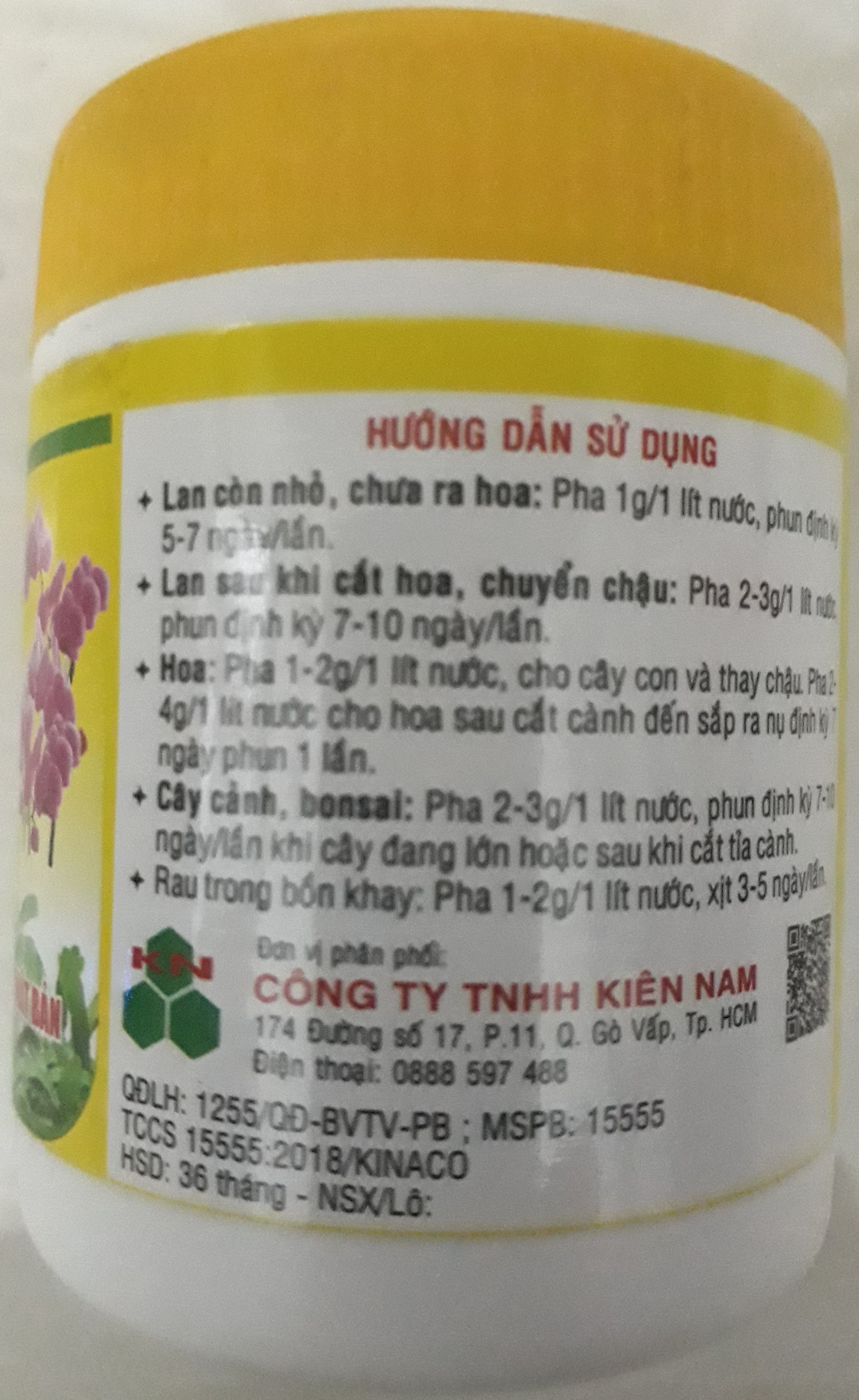 Phân bón lá cao cấp NPK 30-10-10+TE chuyên cho hoa Lan và cây cảnh giúp nảy chồi ra lá Chai 100g