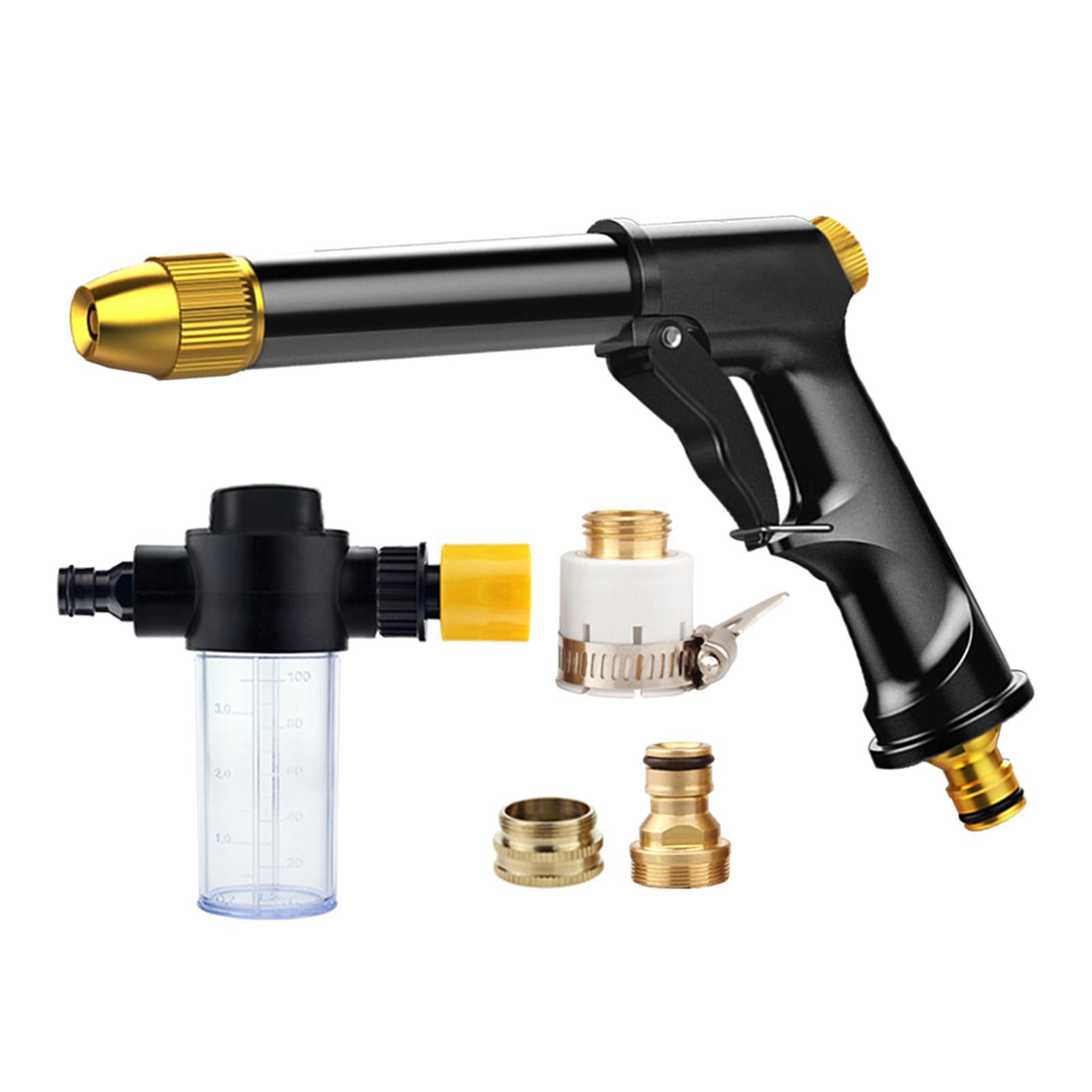 High Pressure Brass Nozzle Car Garden Lawn Wash Water Hose