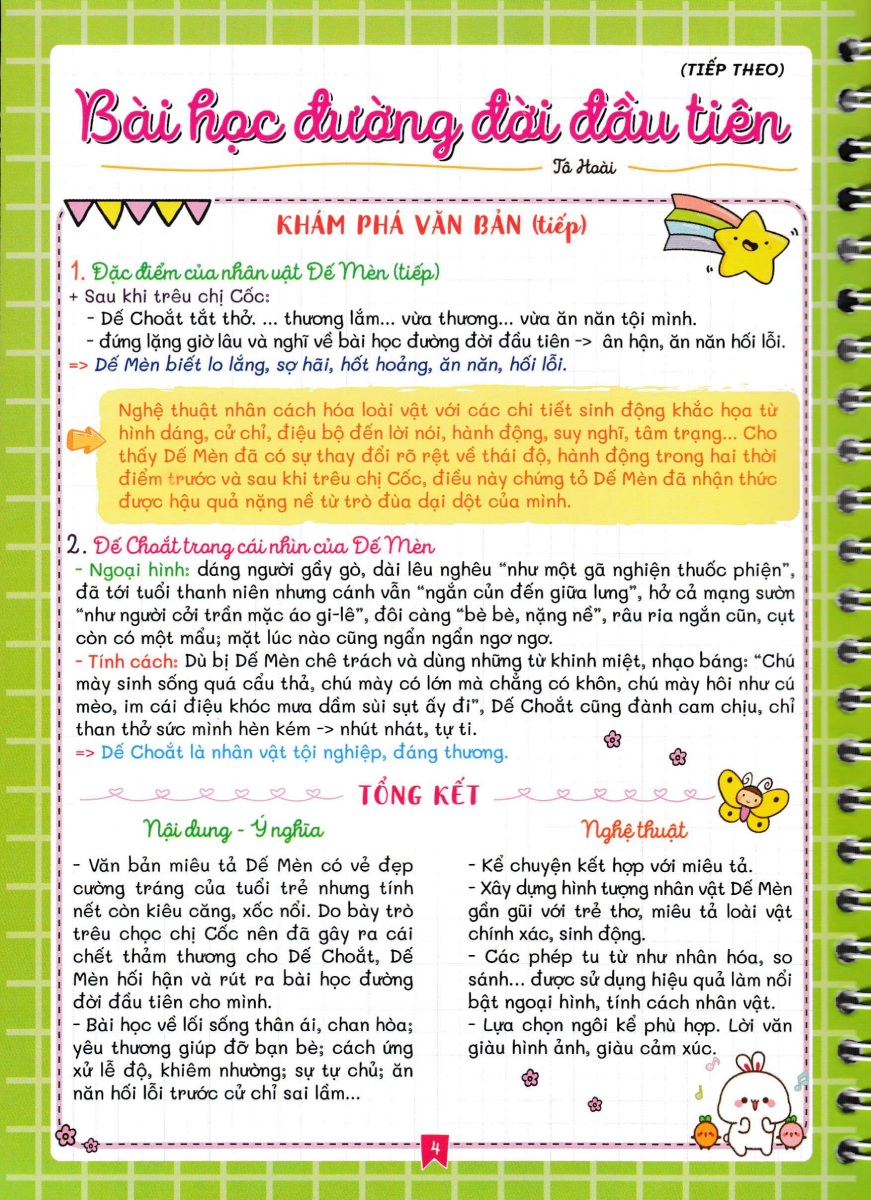 Notebook Ngữ Văn 6 - HA