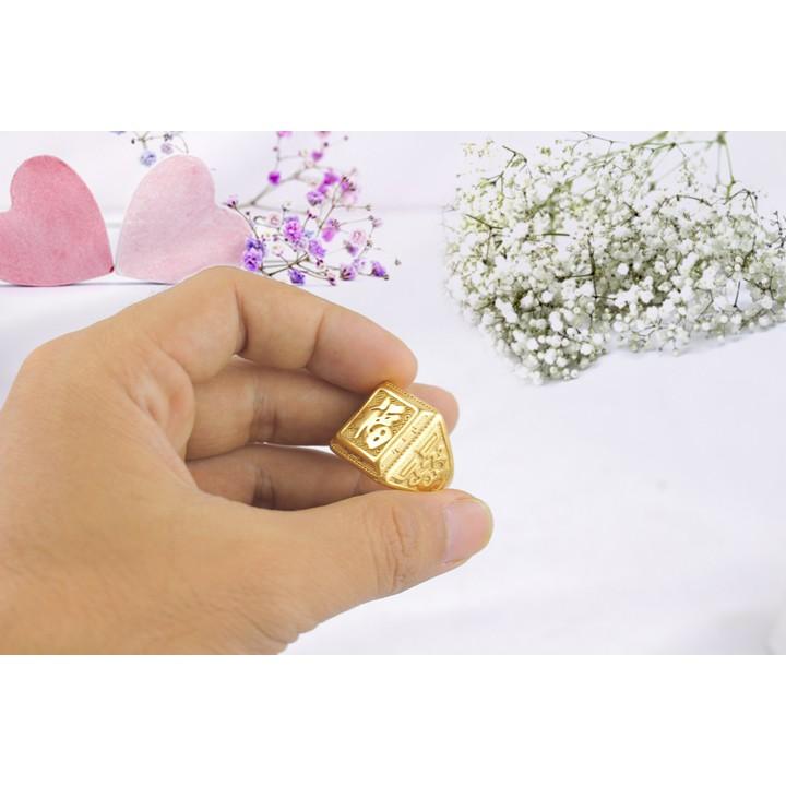 Nhẫn Nam Inox Thời Trang Chữ Phước