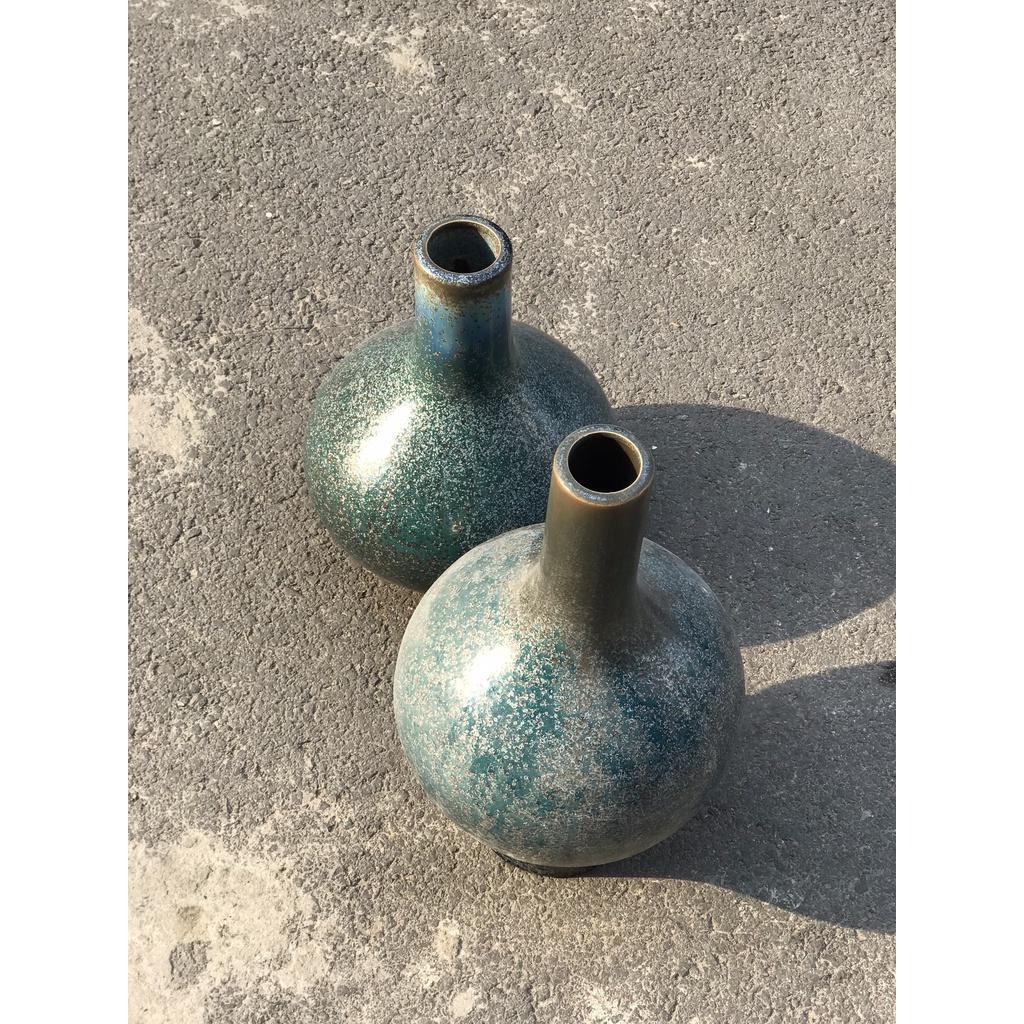 BÌNH HOA GỐM SỨ XUẤT KHẨU TRANG TRÍ DECOR BÌNH CẤM HOA XK16