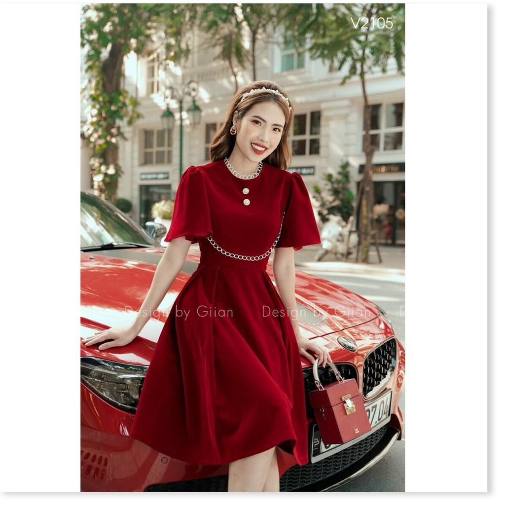 ĐẦM LỤA HÀNG QUÃNG CHÂU,DÁNG XÒE,THIẾT KẾ TRƠN NHƯNG KHÔNG KÉM PHẦN SANG TRỌNG 1HIT1 FASHION