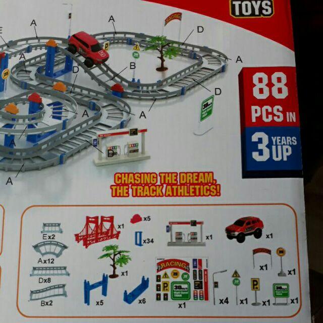 Mô hình ôtô đi trên đường ray