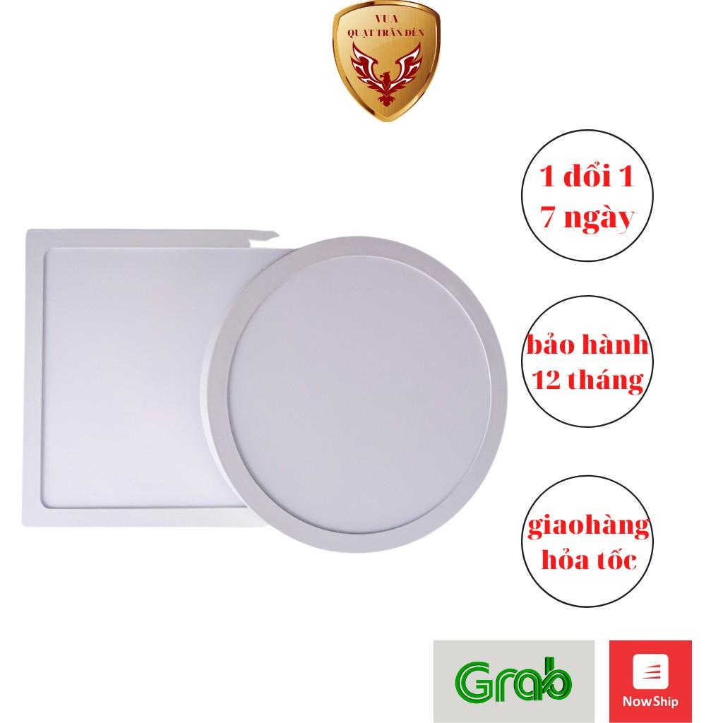 Đèn Ốp Trần 12W Vuông/ Tròn, Đèn Led Ốp Trần Phòng Khách