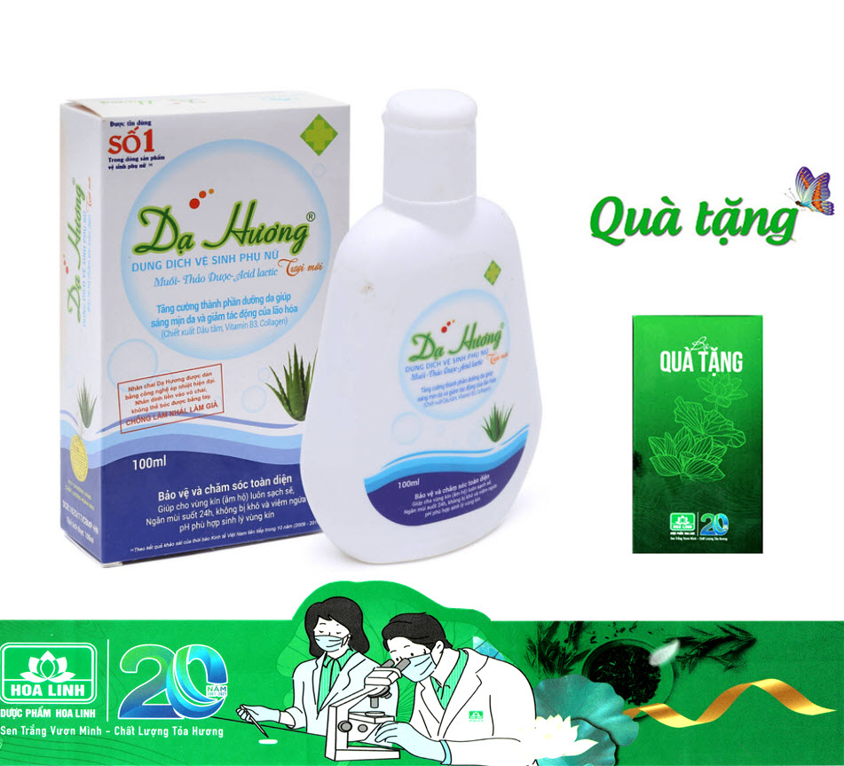 Dung dịch vệ sinh phụ nữ Dạ Hương (100ml)