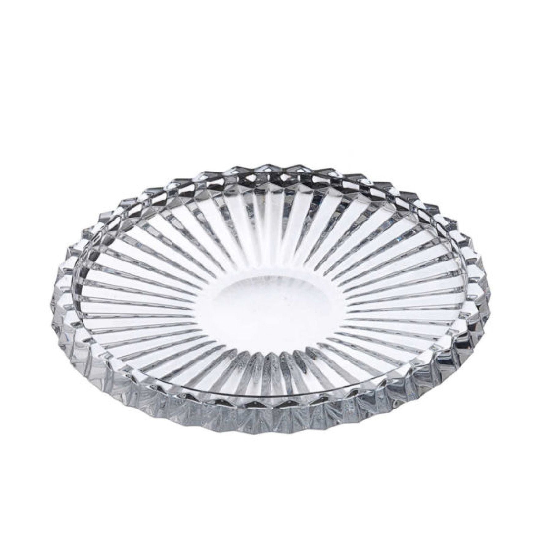 Đĩa Rogaska Crown Jewel 18cm Trắng hàng chính hãng