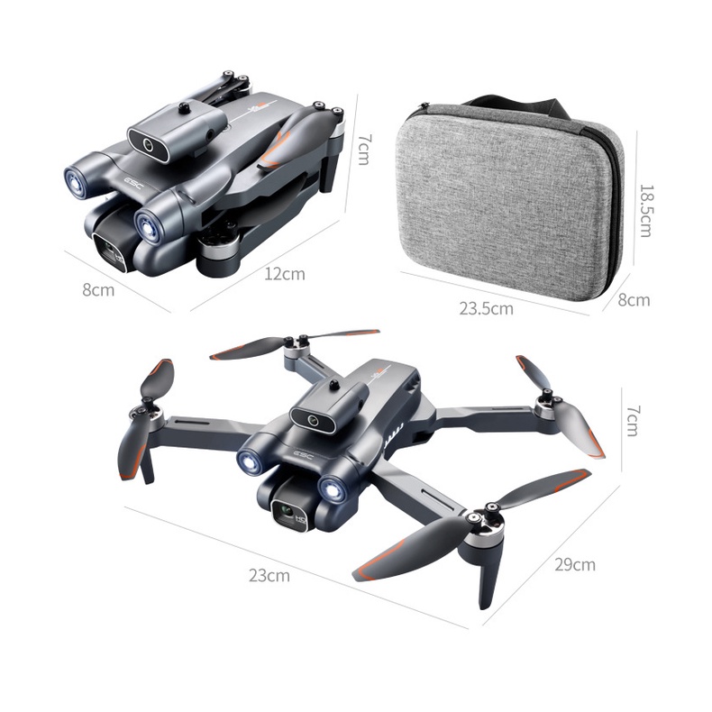 Hình ảnh Flycam 4k Drone S1S Bay xa 2km LSRC-S1S - 2023, Máy bay không người lái RC mới 450g 4K HD Gimbal Chống rung, Tránh chướng ngại vật 360 °, Một phím cất cánh Động cơ không chổi than