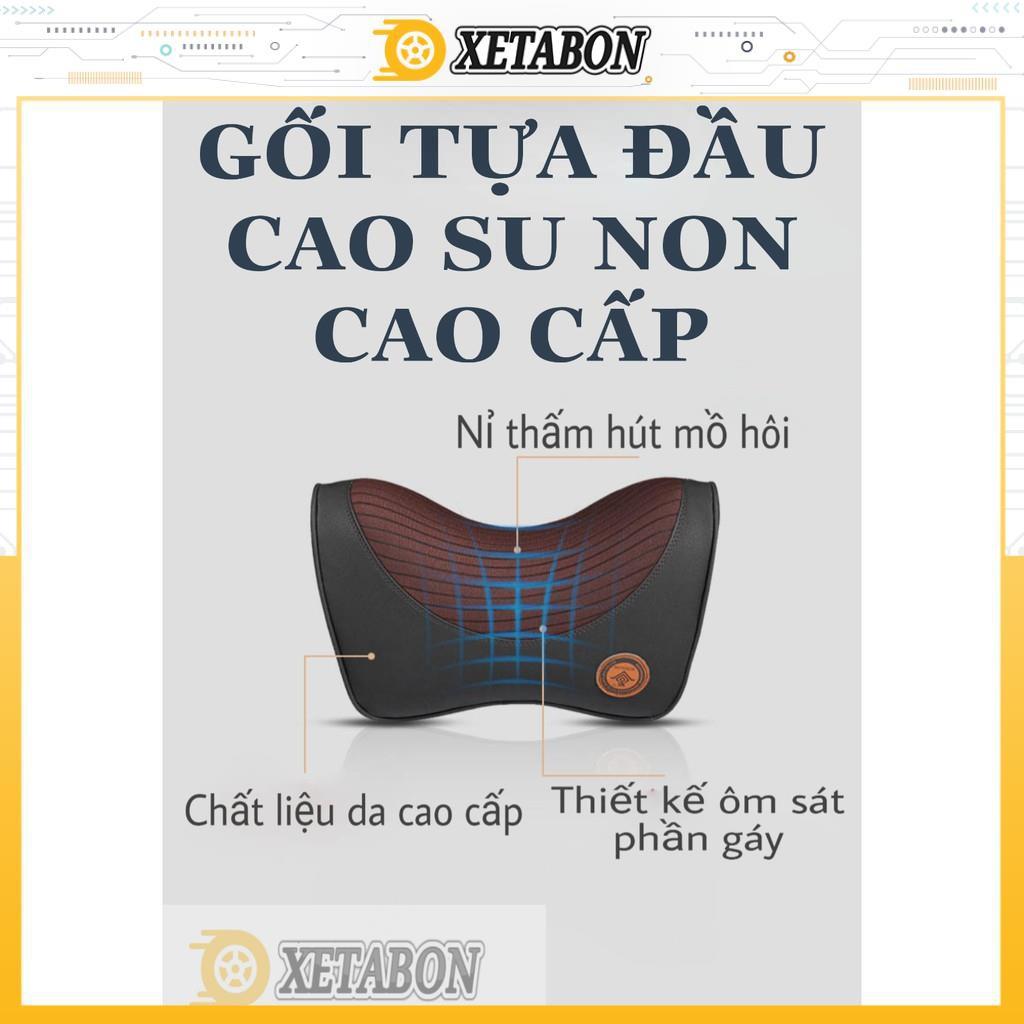 Bộ gối tựa đầu và tựa lưng cao su non cao cấp
