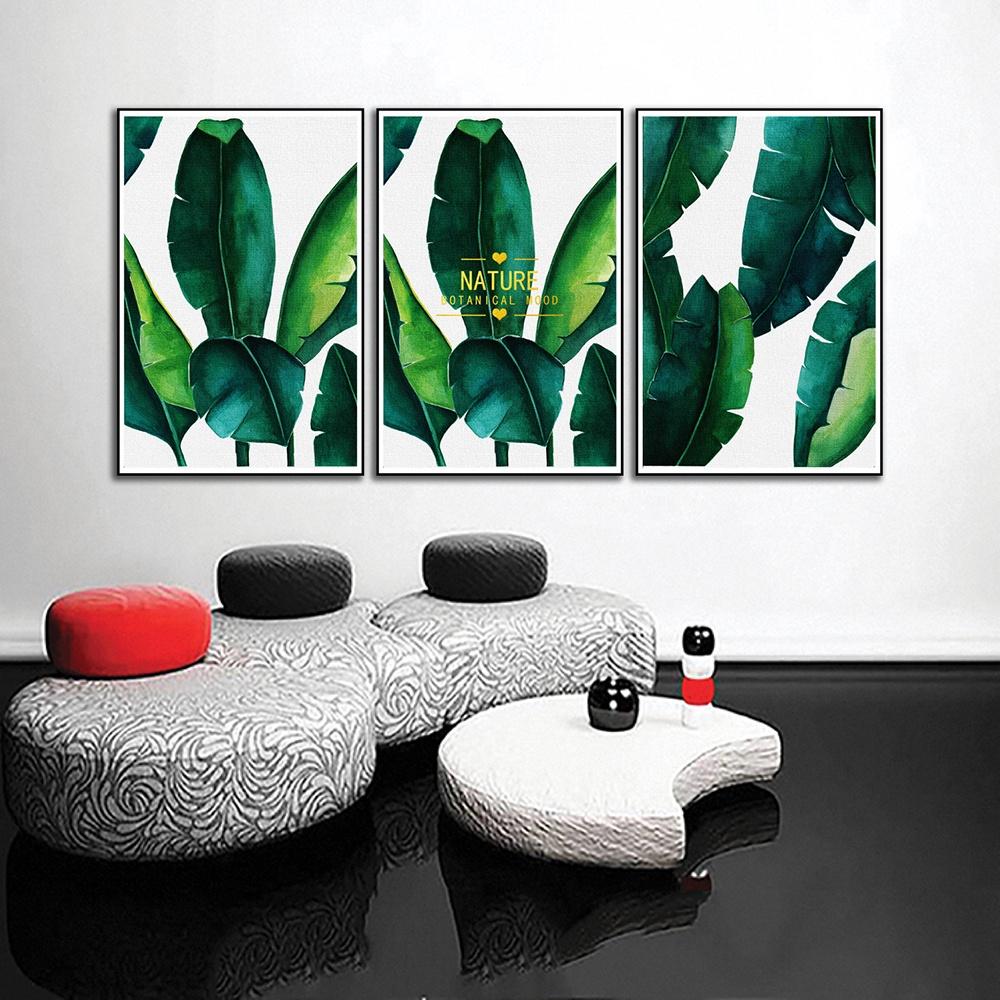 Tranh trang trí văn phòng, tranh treo tường hoa lá