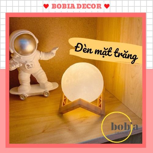 Đèn ngủ thiết kế hình mặt trăng 3D chất lượng cao