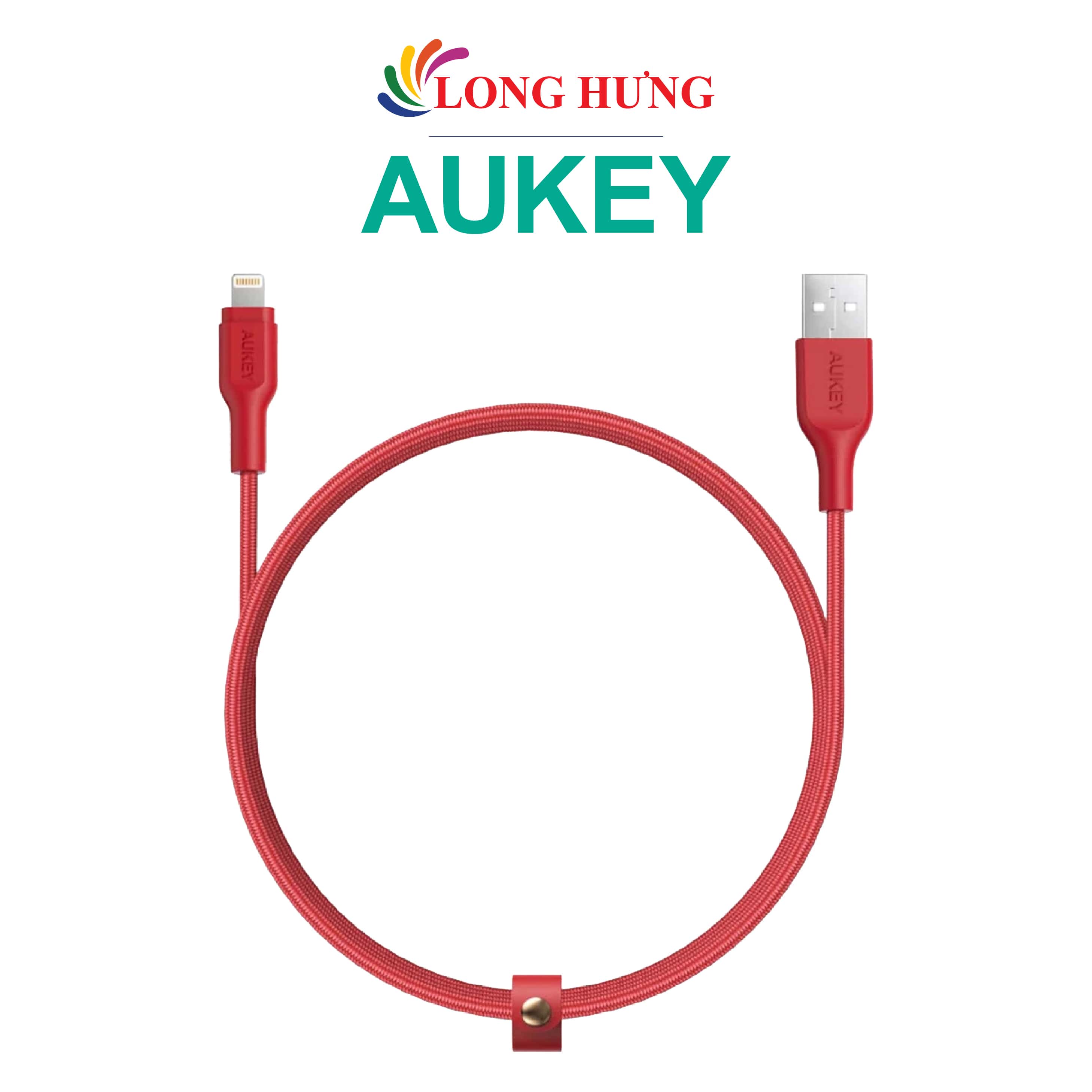 Cáp Lightning Aukey 1.2m CB-AL1 - Hàng chính hãng