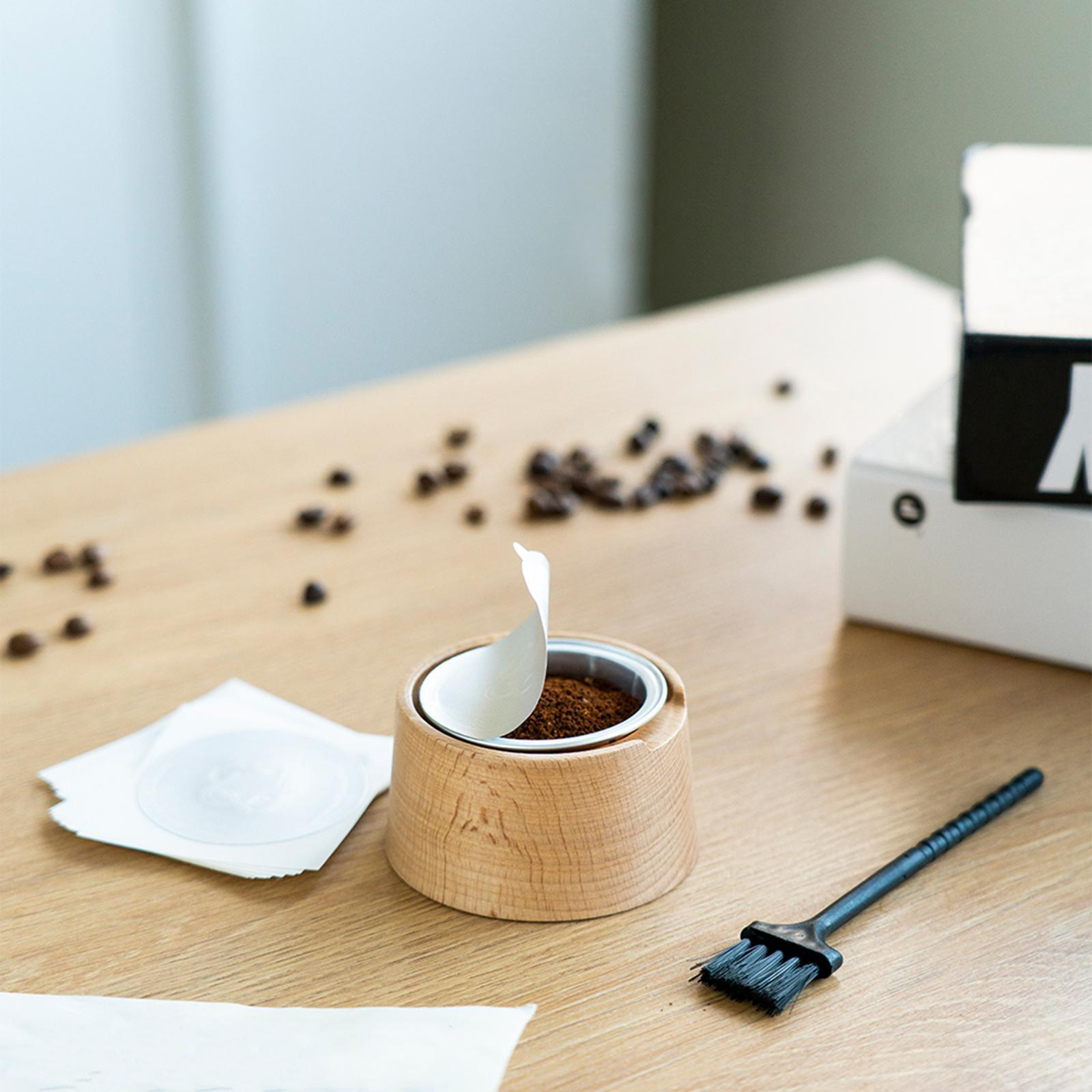 Reusable Coffee Capsule Refill Kit, Aluminum Foil Seals Kit Capsule Holder for Home