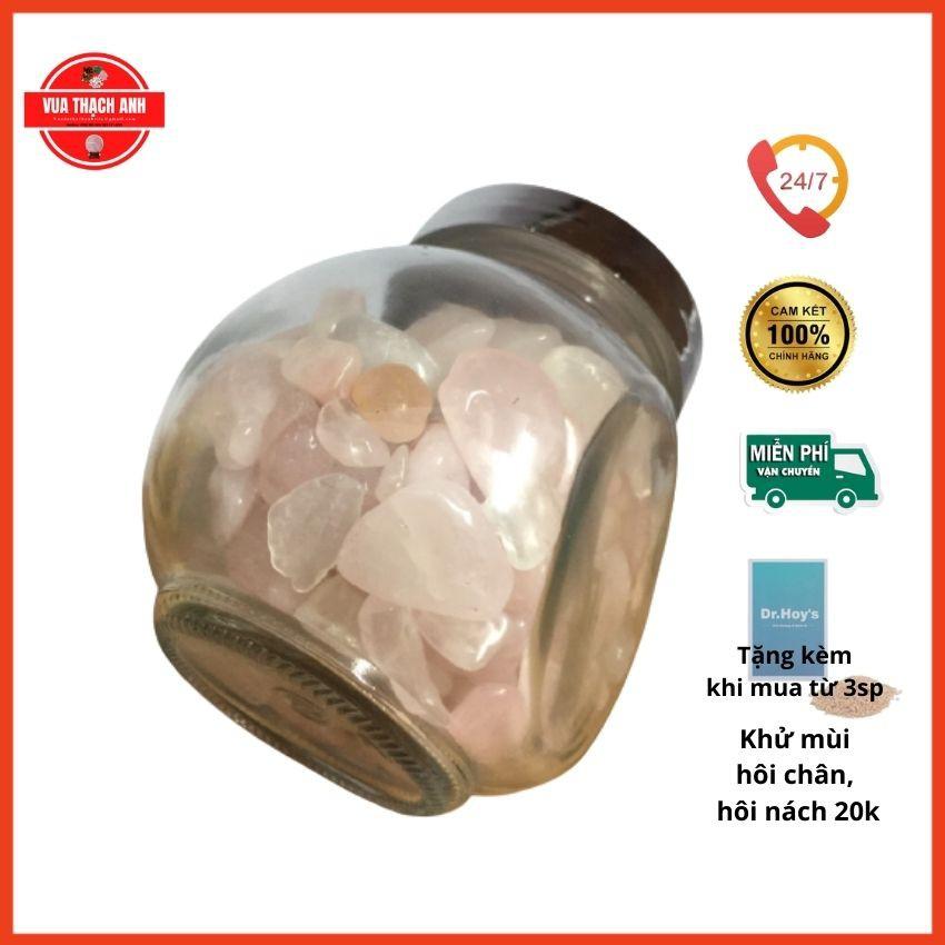 Lọ đá hồng phong thủy loại to 600g