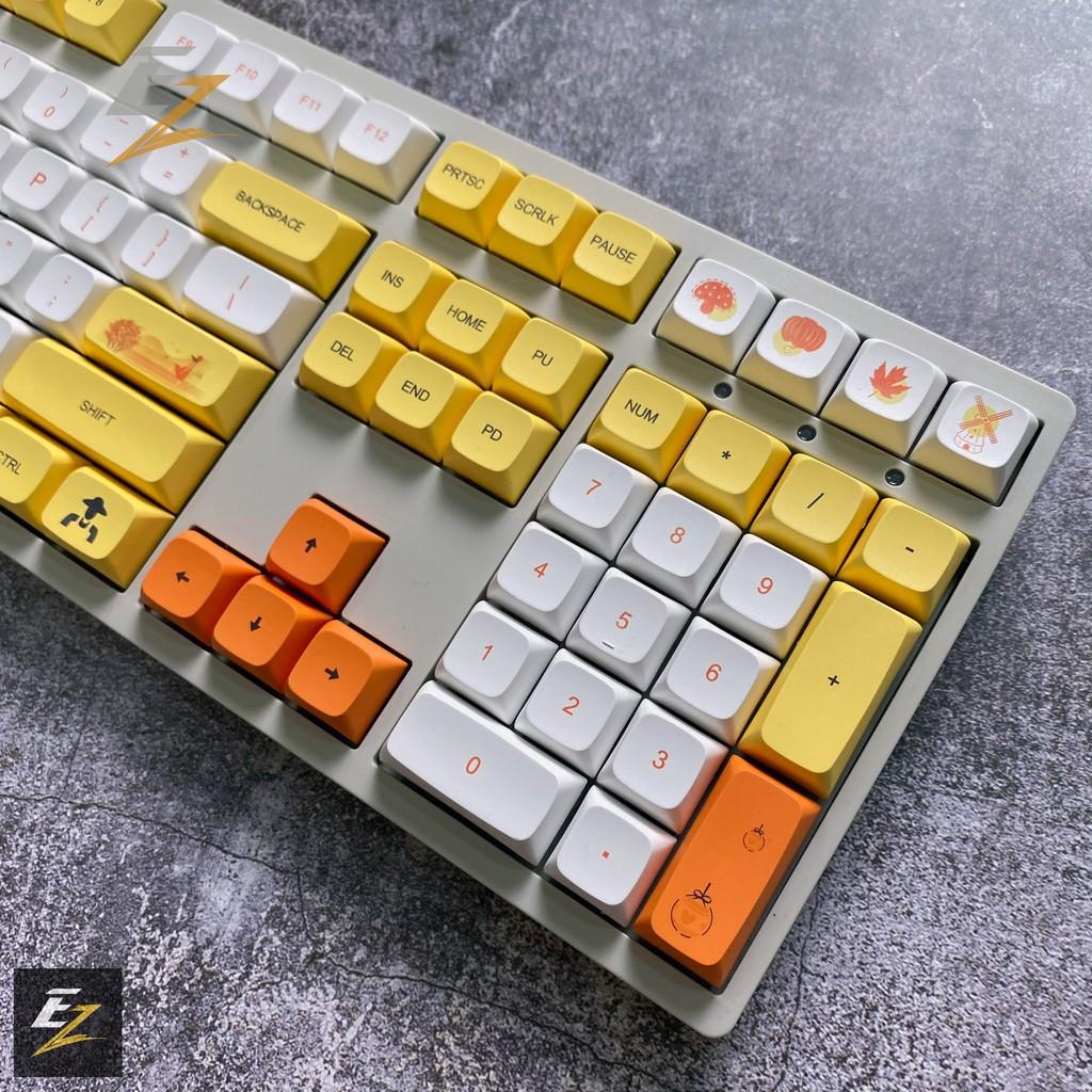 KeyCap Autumn Cho Bàn Phím Cơ Chất Liệu PBT Profile XDA 129 Phím | Gearbros