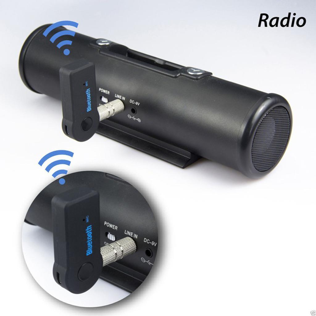 Mini Car 3.5mm  AUX Audio Wireless Bluetooth Receiver Handsfree Speaker