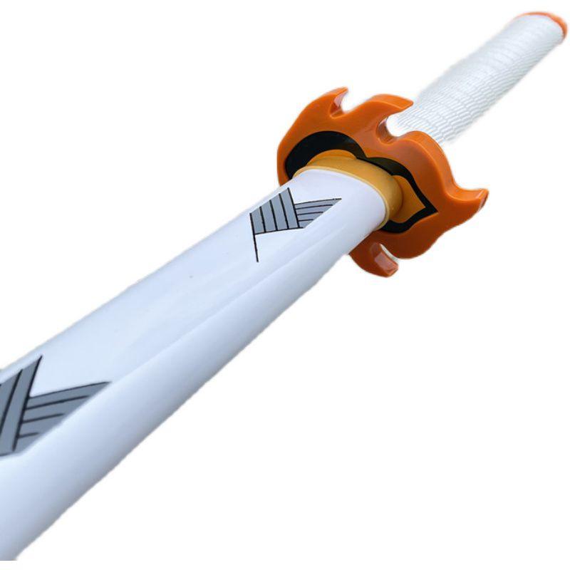(Lưỡi gỗ dài 104cm) Đạo Cụ Cosplay Viêm Trụ Rengoku Trong Kimetsu No Yaiba