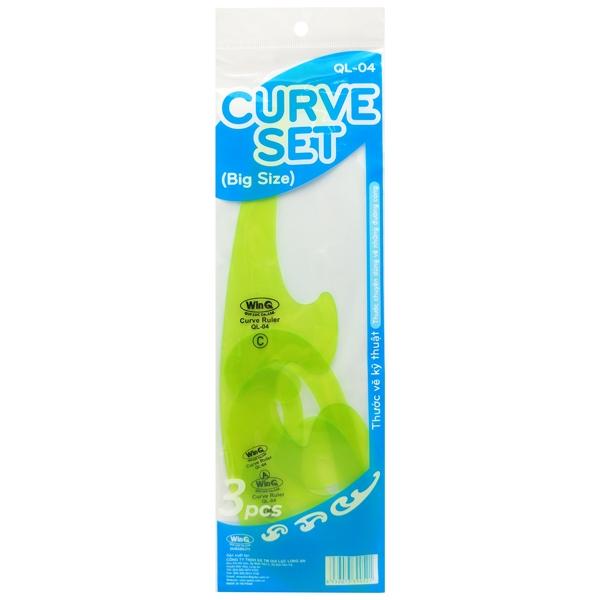Bộ 3 Thước Parabol Lớn - Winq Ql - 04