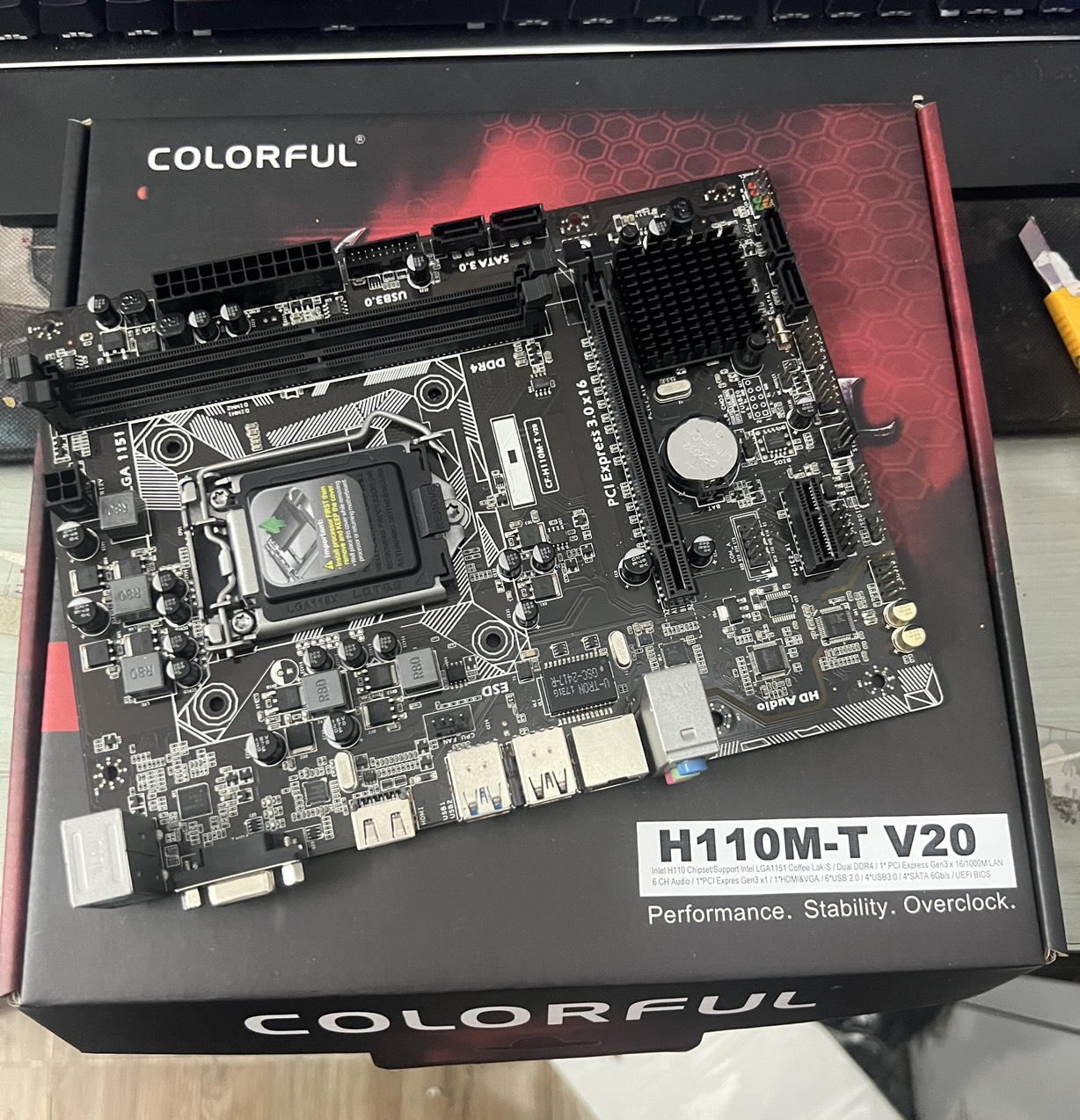 Bo Mạch Chủ (Mainboard) COLORFUL H110M-T plus V20 - HÀNG CHÍNH HÃNG