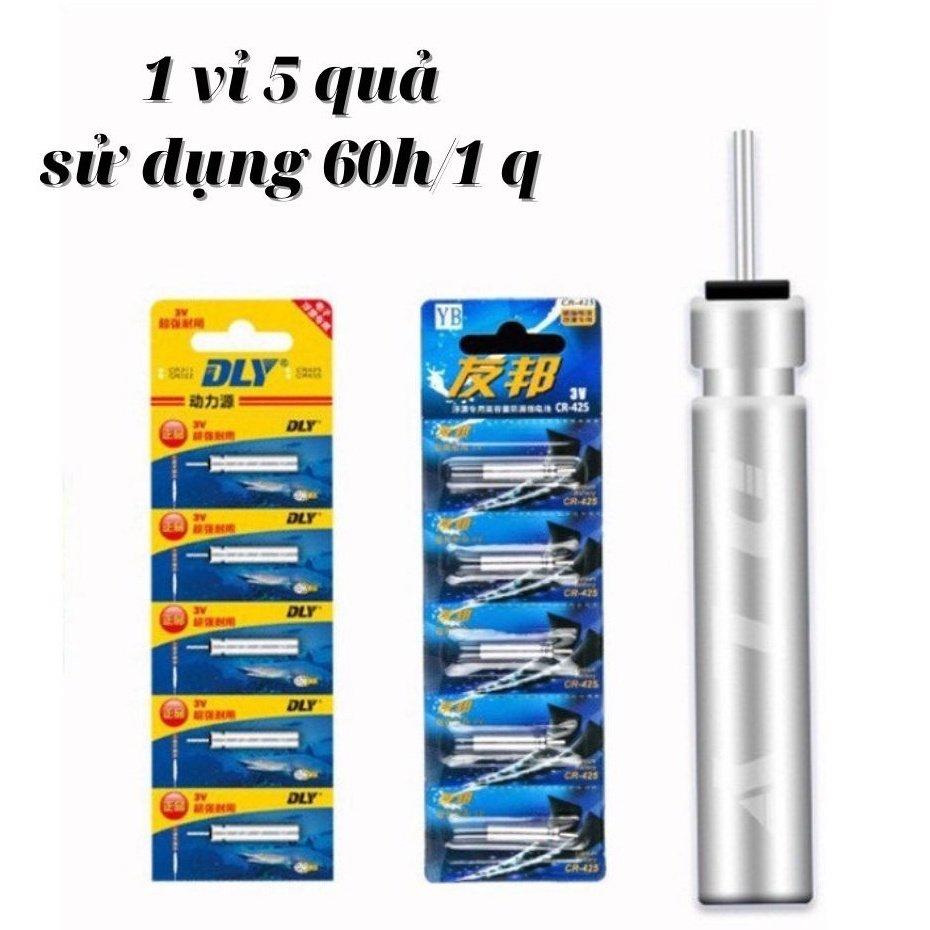 Pin Điện Tử CR-425 Chuyên lắp phao câu đài câu đêm Thời lượng sử dụng: 60 giờ PIN-CR-425