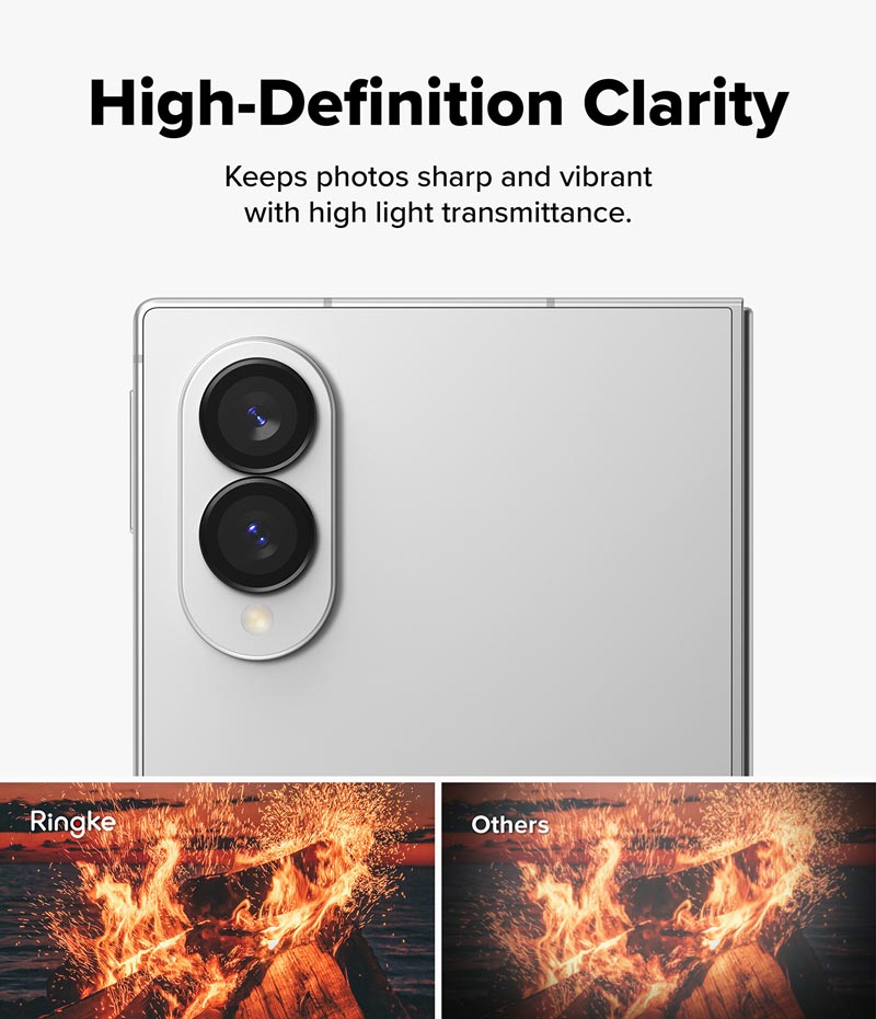 [Combo 2] Dán camera cho Samsung Galaxy Z Fold 8 RINGKE Lens Frame Glass - Hàng Chính Hãng