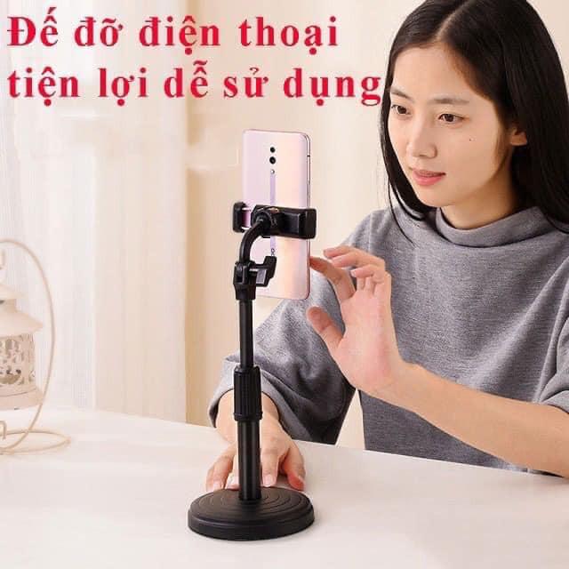 Giá Đỡ Điện Thoại livestream xem video Ổn Định Xoay 360 Độ dùng để Quay Phim Ghi Hình