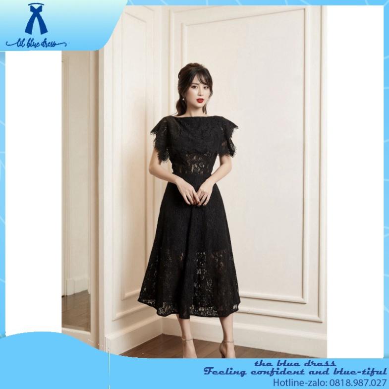 Lucy Dress - Đầm cổ yếm in hoa - D630 – Pomelo Flower