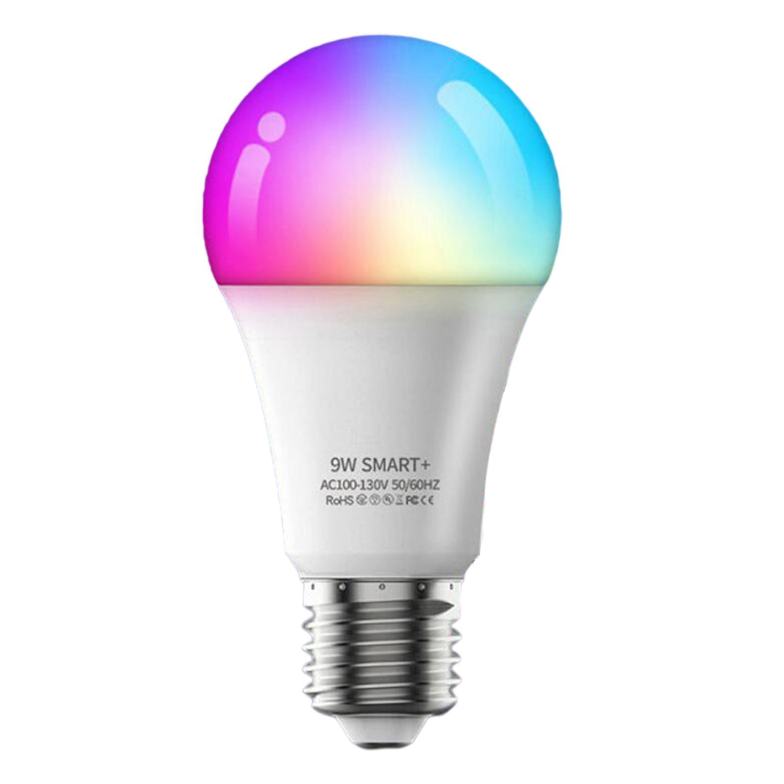9W E27 WiFi RGB Intelligent  Bulb App Control Dimmable for
