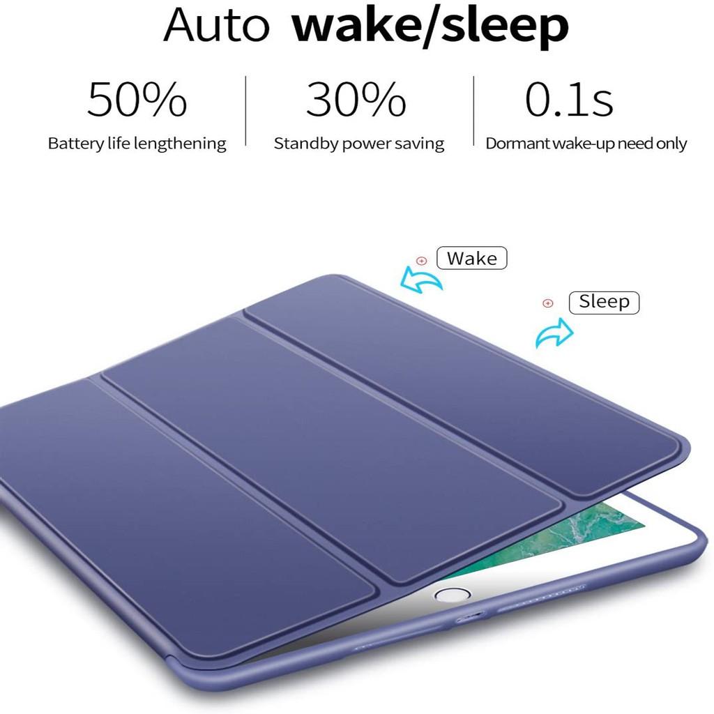 Bao Da iPad Chức năng đánh thức và ngủ tự động với khay đựng bút ipad pro air3 10.5 gen 8 gen 7 10.2 air2 air1 6 gen 5 gen 9.7 mini 5/4