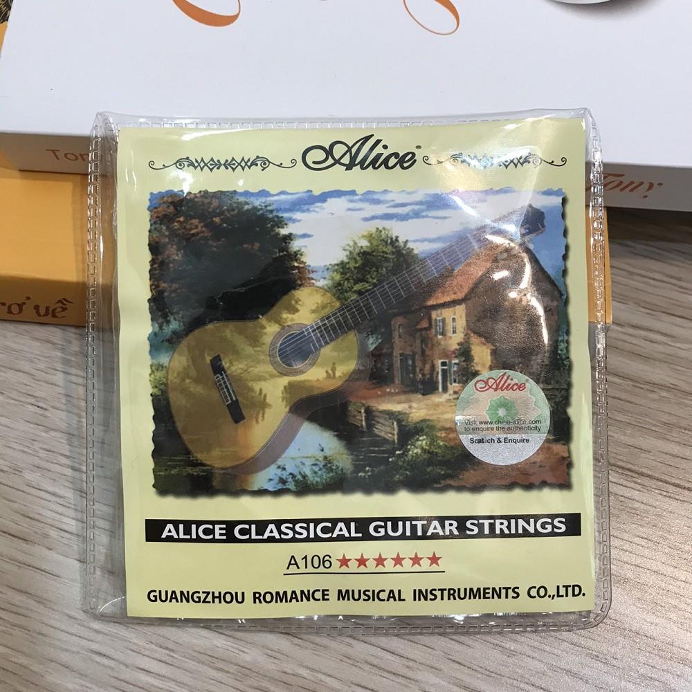 BỘ 6 DÂY GUITAR NYLON ALICE A106, A106 Classical Guitar String Set