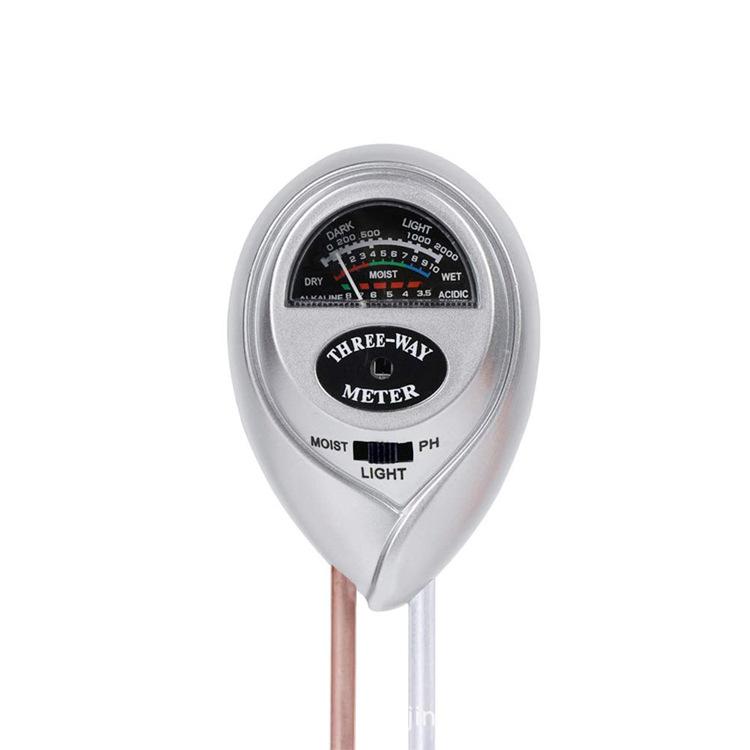 Cảm biến kiểm tra độ ẩm cảm biến Nhà máy Hygreter Đất 3 trong 1 Kiểm tra độ ẩm/ánh sáng/pH của đất cho khu vườn bên trong ngoài trời không cần pin