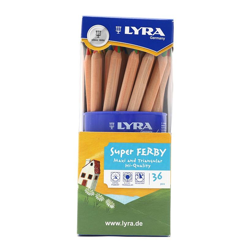 Bút chì 4 màu thân to bự Lyra Super Ferby (Đức)