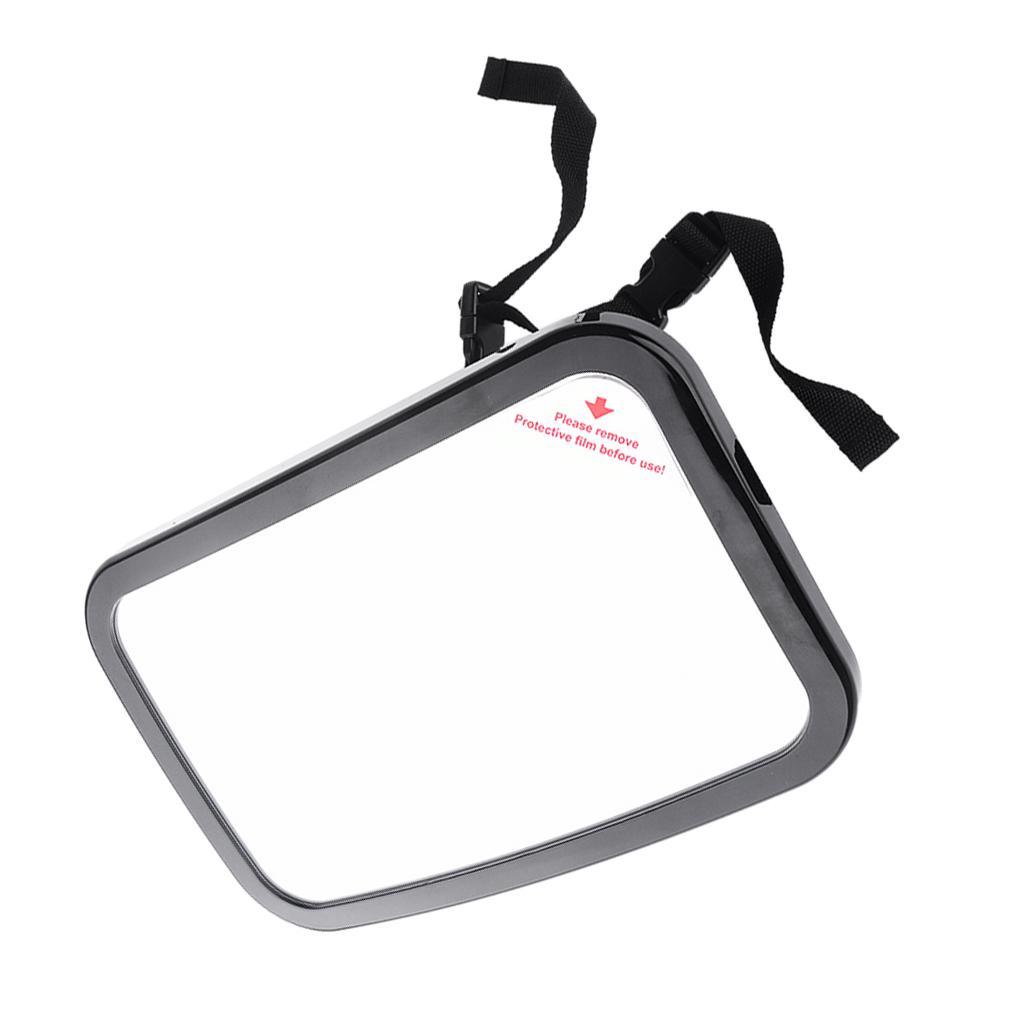 Adjustable Wide View Rear/Baby/Child Seat Car Safety Mirror Headrest Mount