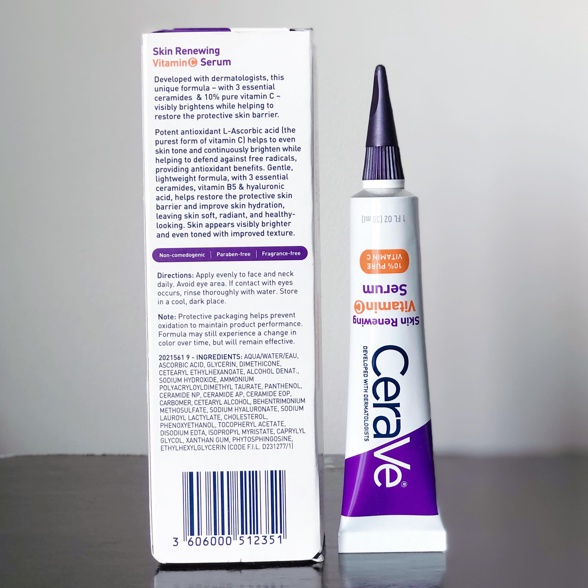 Serum sáng da mờ thâm CeraVe Skin Renewing 10% Vitamin C