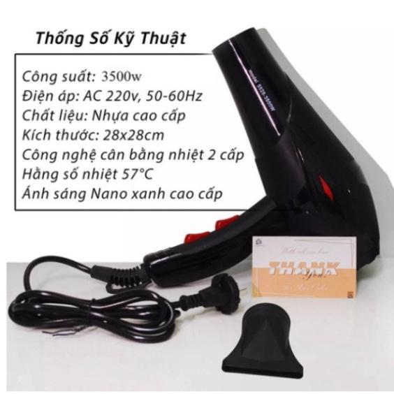 Máy Sấy Tóc 2 Chiều Nóng Lạnh Công Suất Lớn PN 3500W