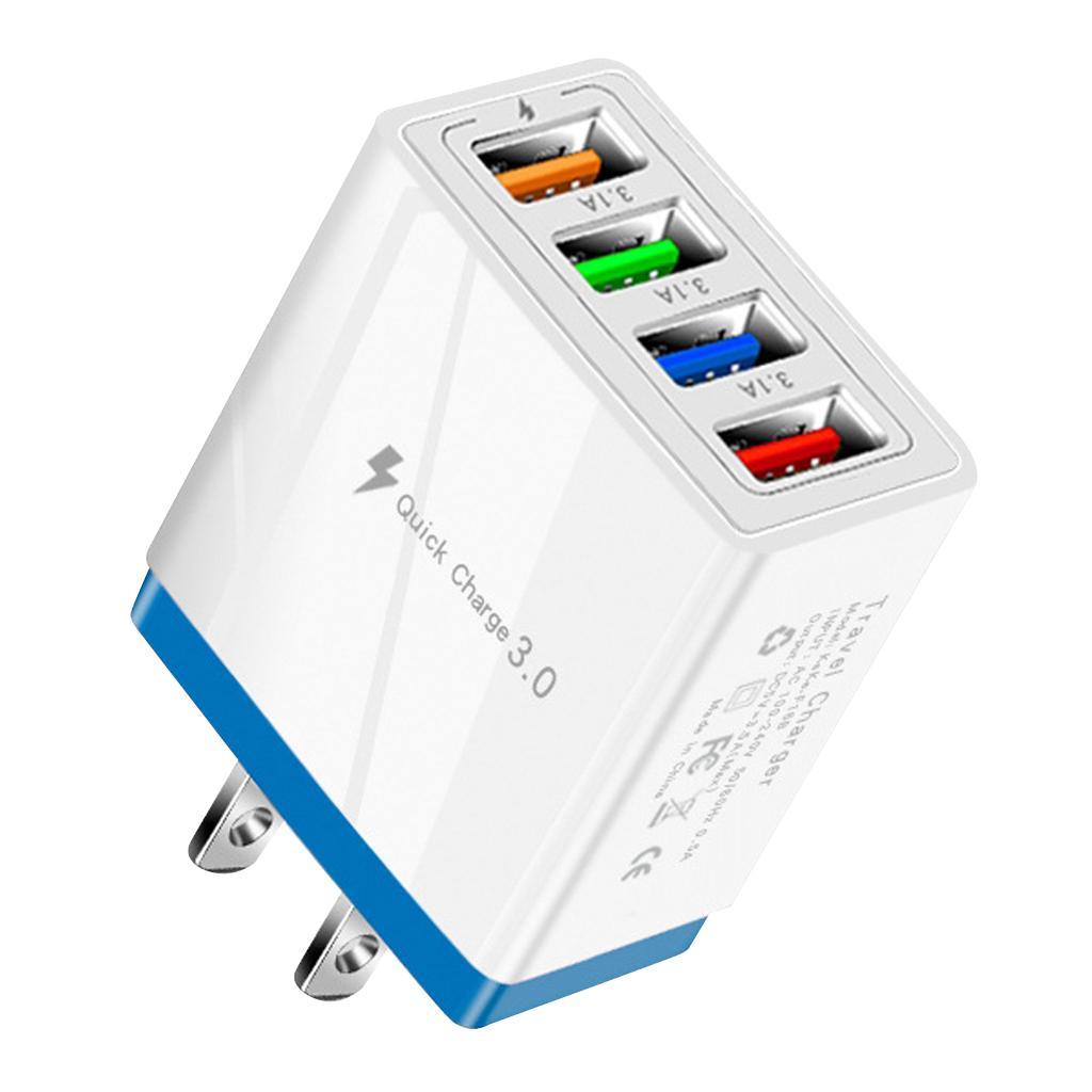 USB Hub Wall Charger Power Adapter US Plug Charging Block