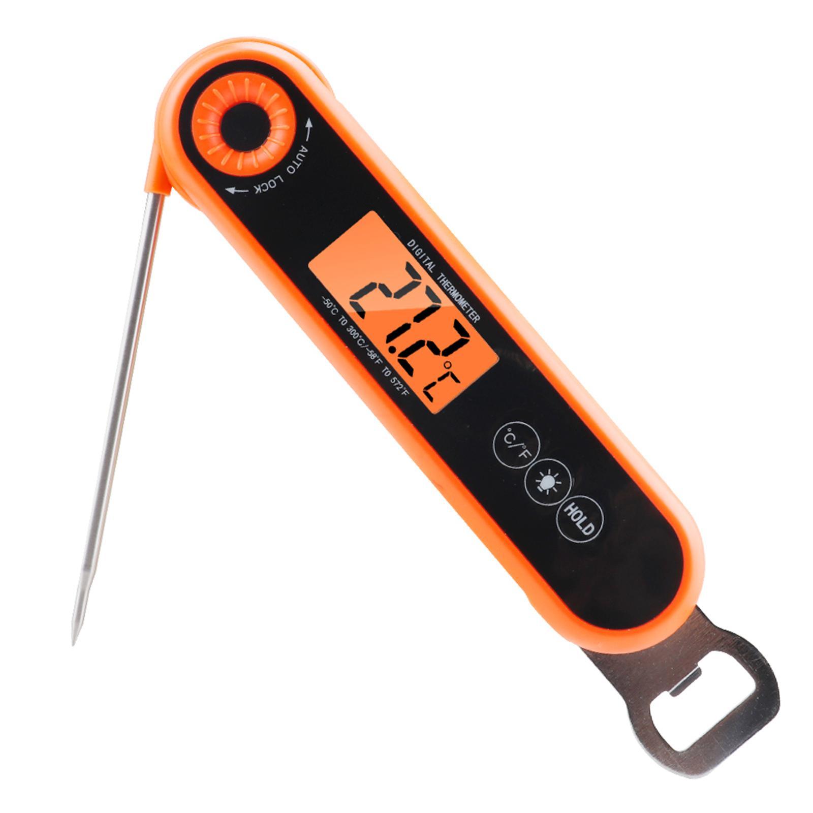 Food Thermometer Electric Meat Thermometer Probe for Kitchen Frying Cooking