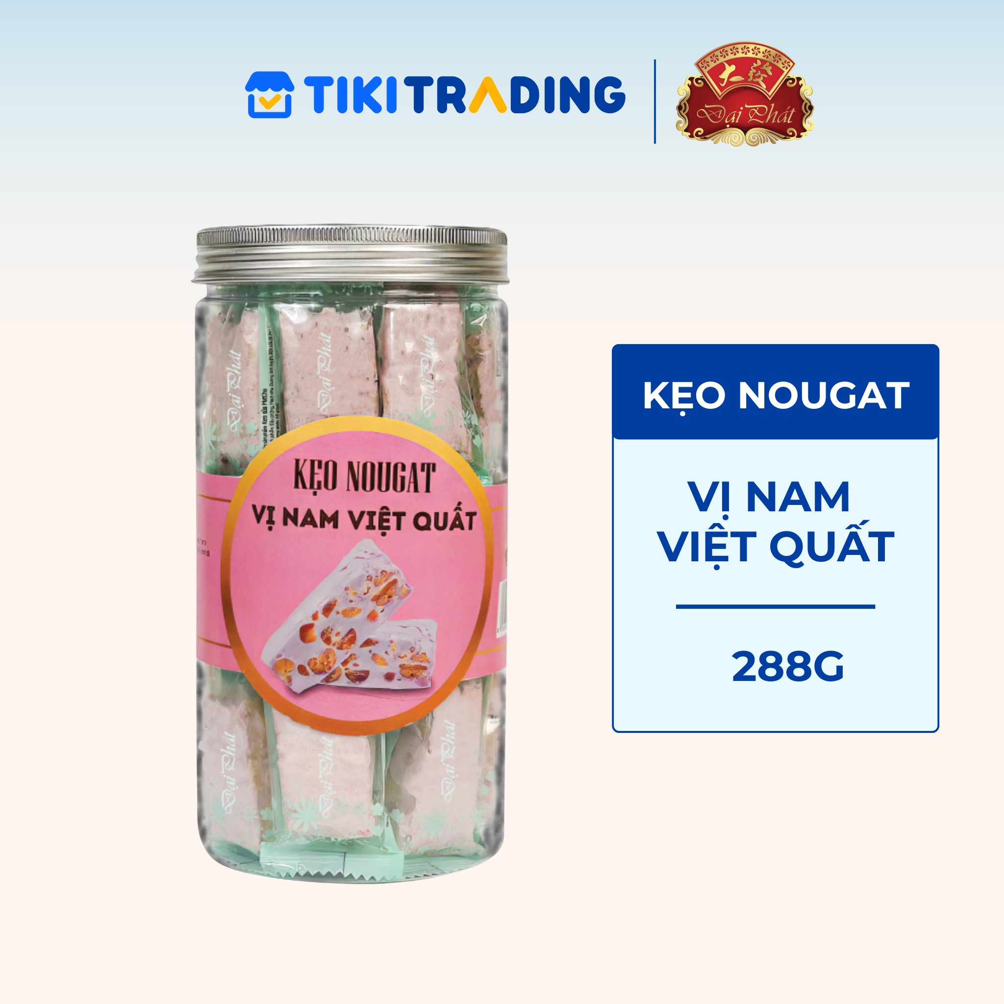 Kẹo Nougat Nam Việt Quất 288g