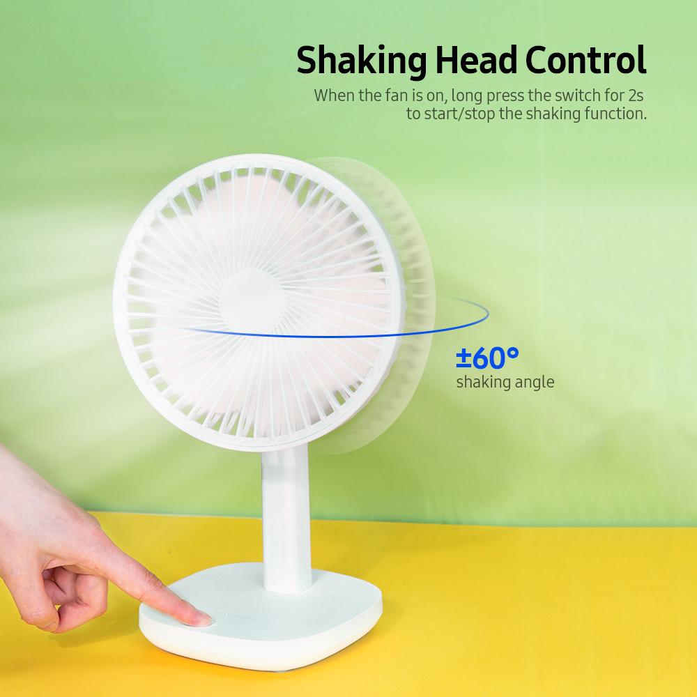 Quạt đứng F6 cho máy tính để bàn có đèn LED