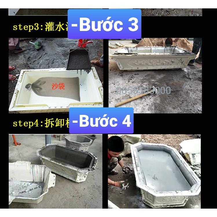 Khuôn chậu chữ nhật 45