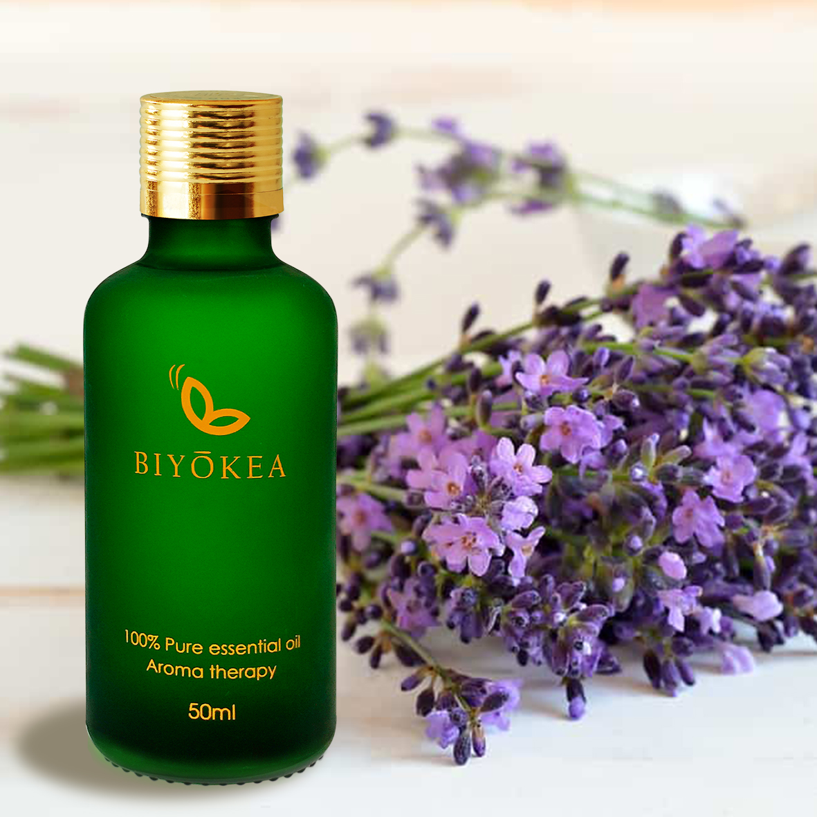 Tinh dầu Oải Hương (Lavender) xông hương thư giãn giảm stress, dễ ngủ 50ml Biyokea