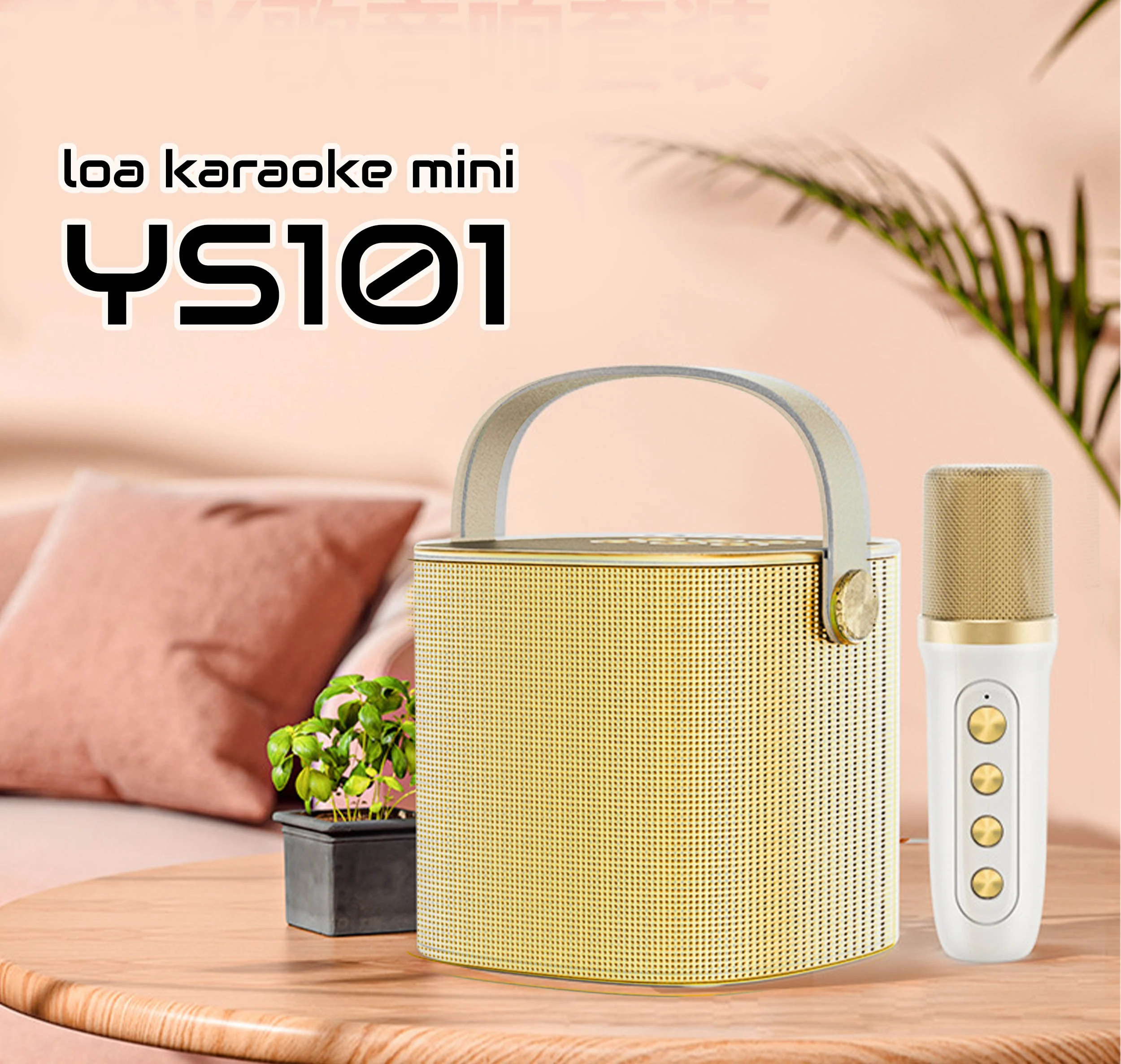 Loa bluetooth YS101/102 mang phong cách hiện đại vẻ ngoài tinh tế di động mini cầm tay riêng. Cùng với chất liệu vỏ được làm bằng nhữa ABS cao cấp, an toàn không độc hại, thích hợp karaoke, nghe nhạc gia đình du lịch