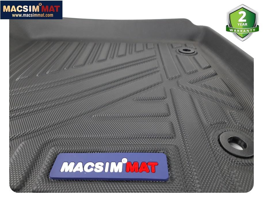 Thảm lót sàn xe MG HS 2018 - nay Nhãn hiệu Macsim chất liệu nhựa TPV cao cấp màu đen