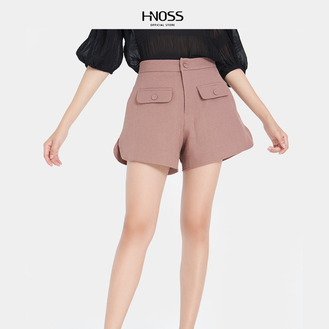 Quần Short Nữ Thời Trang HNOSS Trang Trí Túi HNQSH011