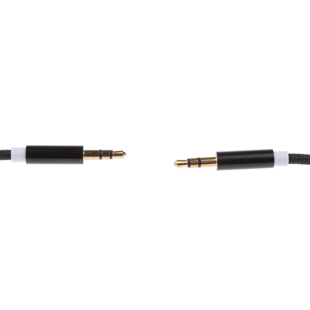 3.5mm Male AUX Stereo Audio Headphone Car Cable For iPod Phone MP3