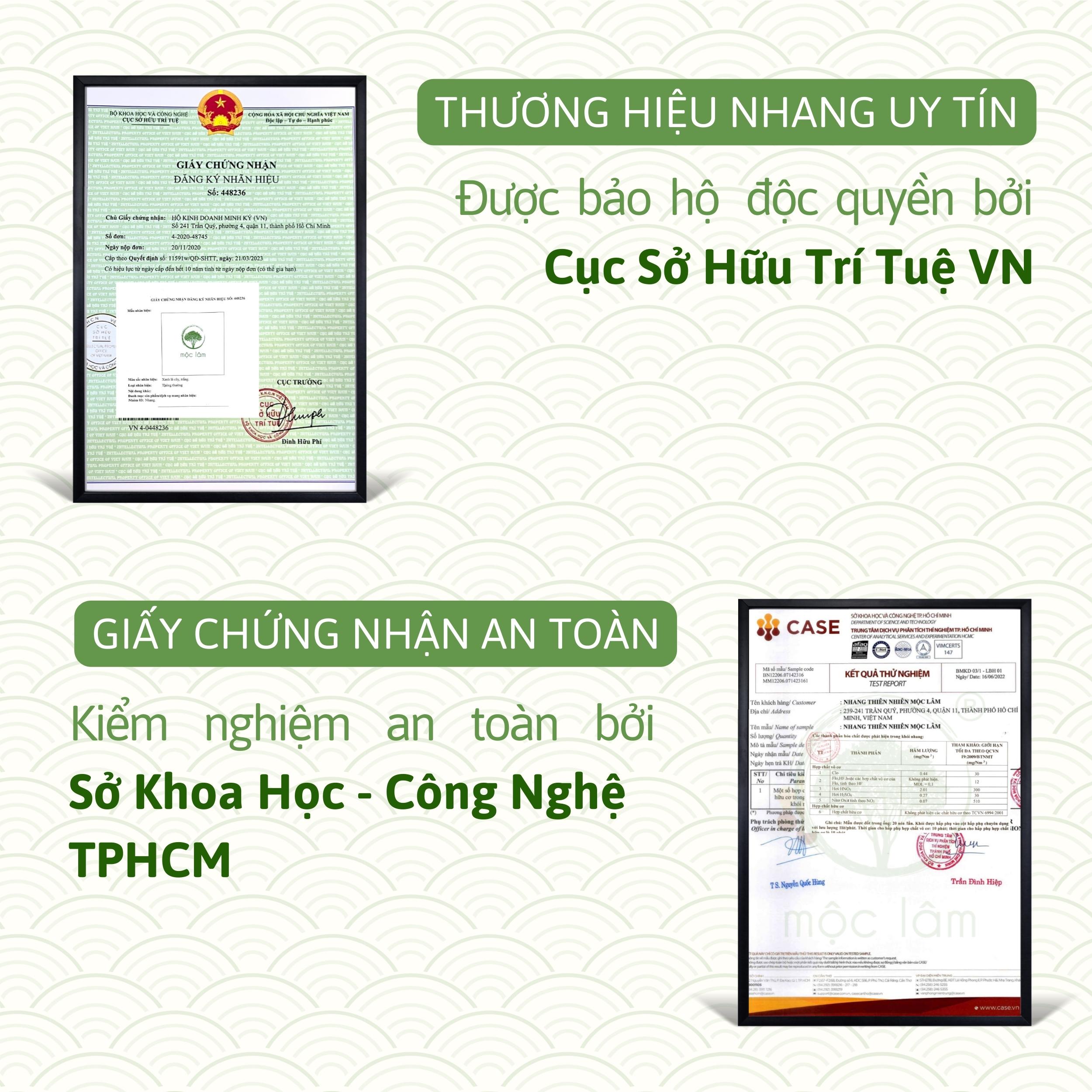 [HỘP 500cây] Nhang Trầm Hương MỘC LÂM - 29cm - Nhang sạch ít khói - Hương thơm dịu nhẹ - Dùng trong phòng máy lạnh