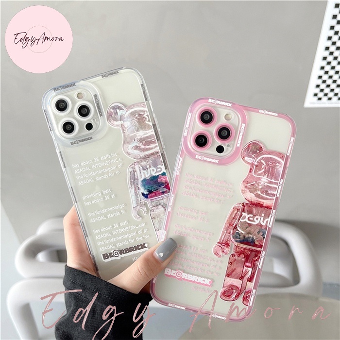 Ốp lưng Iphone chống sốc gấu Brick đứng dành cho Iphone 11 / Phone 11 Pro / Iphone 11 Pro Max / Iphone 12 / Iphone 12 Pro / Iphone 12 Pro Max / Iphone 13 / Iphone 13 Pro / IPhone 13 Pro Max / Iphone 14/ Iphone 14 Pro / Iphone 14 Pro Max