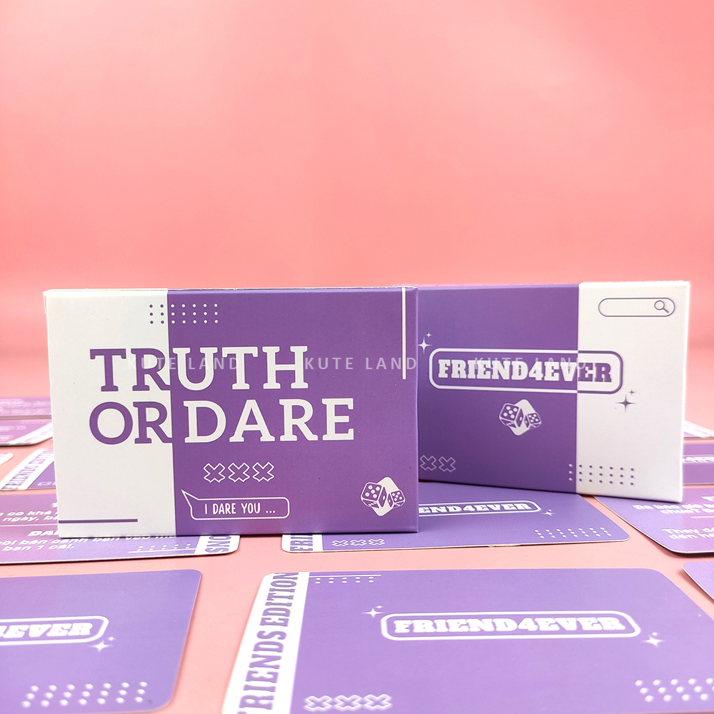 Bài Truth Or Dare Drinking Game Nói hay làm 55  lá bài dành cho nhóm bạn